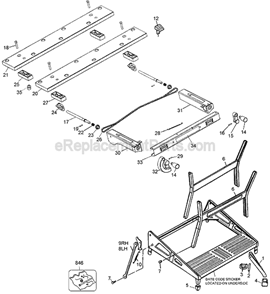 Part Location Diagram of 5140006-25 DeWALT Vise Jaws